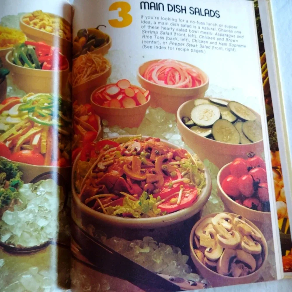 Vintage Better Homes & Gardens Vegetable and Salad Cookbooks 1977 1978 Recipes